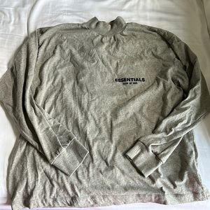 Essentials Fear of God long sleeve gray t shirt — size XS like new